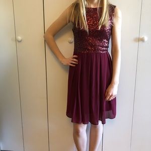 ASOS Sequined Skater Dress